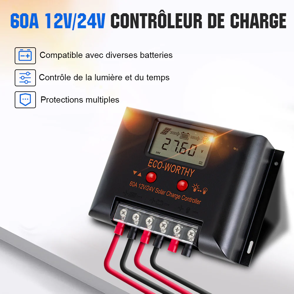 130W 260W 390W 520W 12V 1/2/3/4-panneau Solaire Autonome avec Batterie au Lithium - Image 8