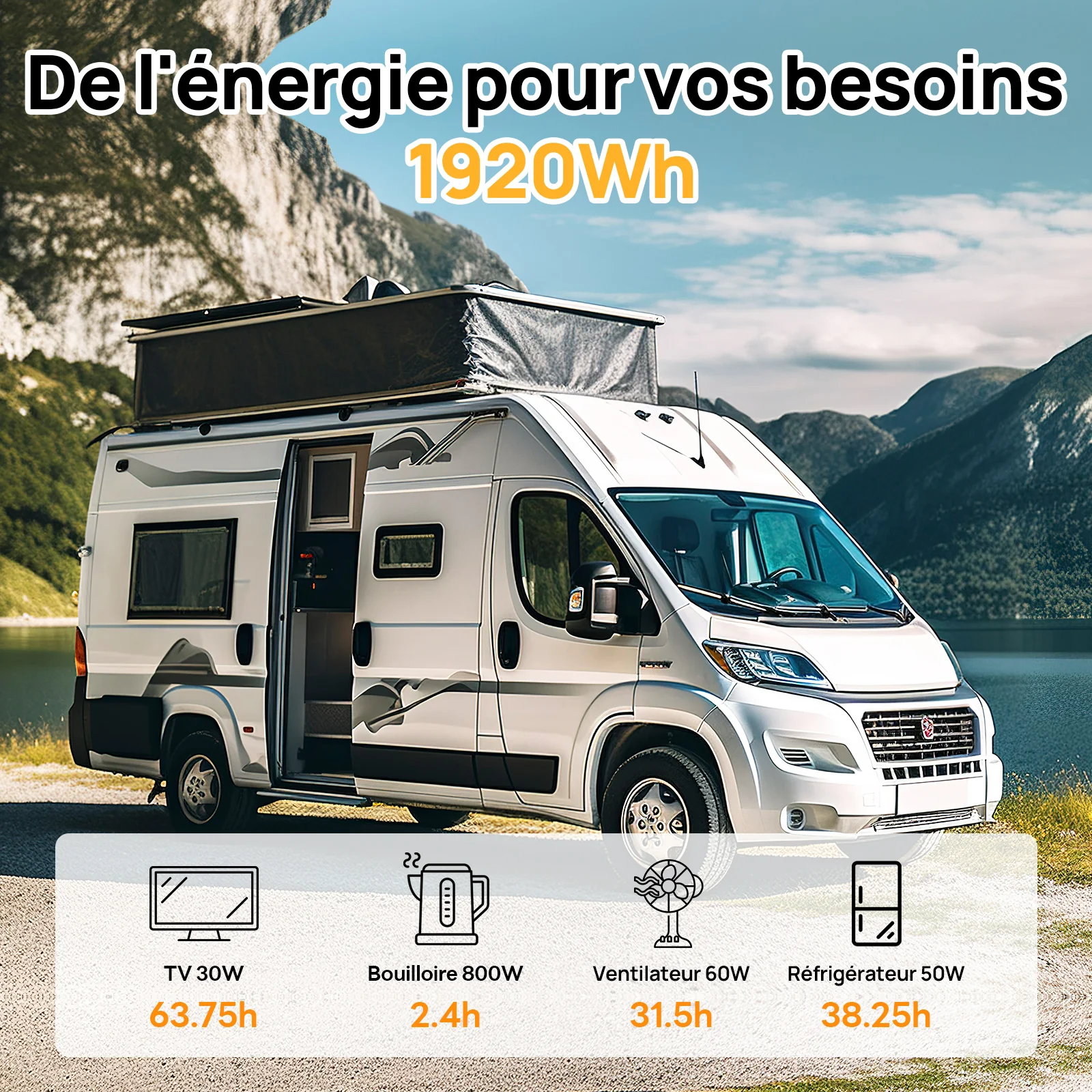 Eco-Worthy Batterie lithium LiFePO4 12V 150Ah Avec Bluetooth-Protection basse température - Image 8