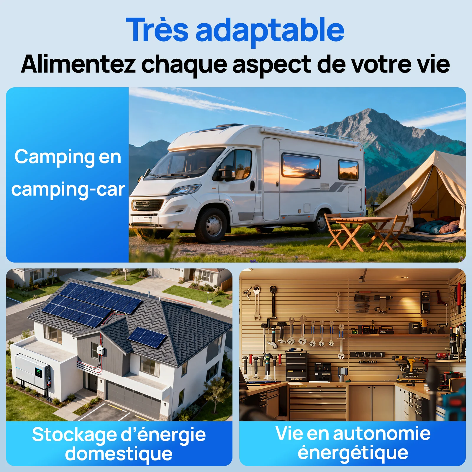 Eco-Worthy Batterie lithium 12V 280Ah Lifepo4 avec Bluetooth et Basse température - Image 7