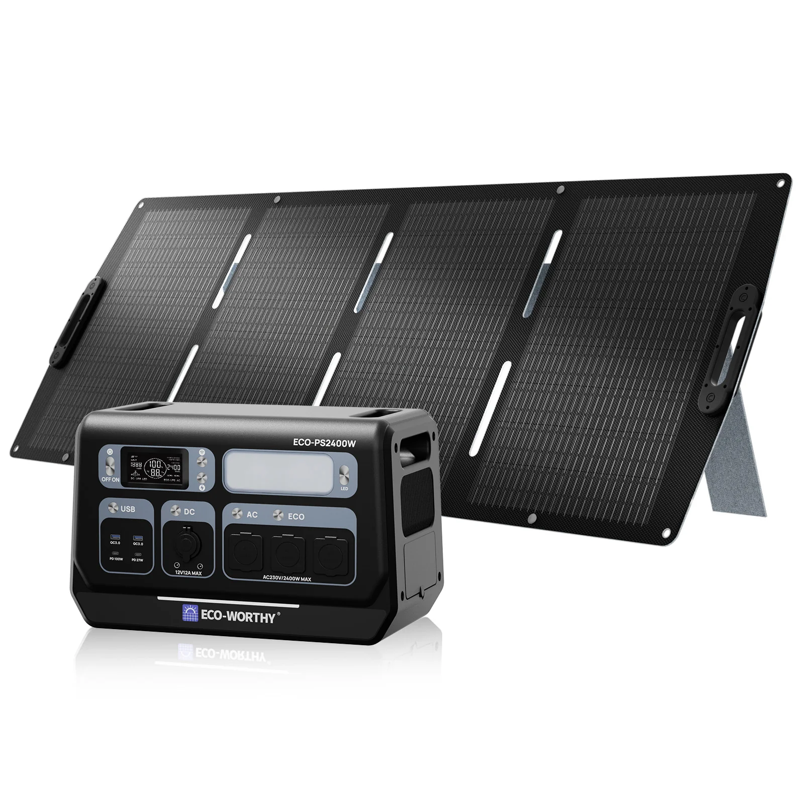 Eco-Worthy Station électrique portable — 2400W 2048 Wh - Image 9