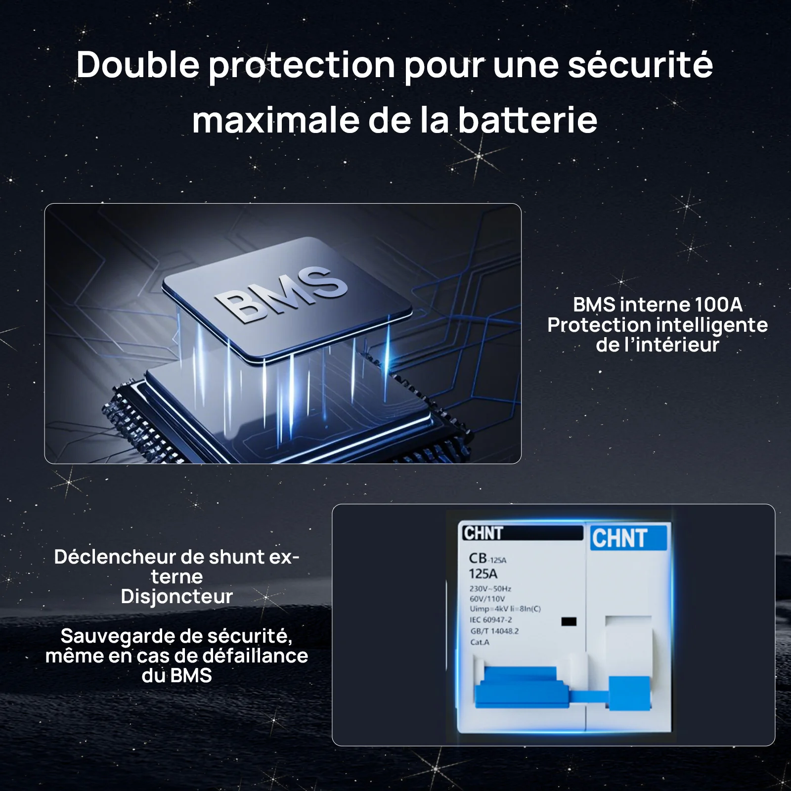 Eco-Worthy Batterie LiFePO4 rack 48 V 100 Ah avec Bluetooth et WiFi - IEC 61000 et Garantie 10 ans - Image 6
