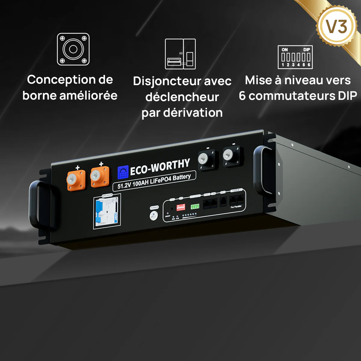 Eco-Worthy Kit Solaire Hors Réseau Complet 48V 10kW (24 x 430W) - Image 11
