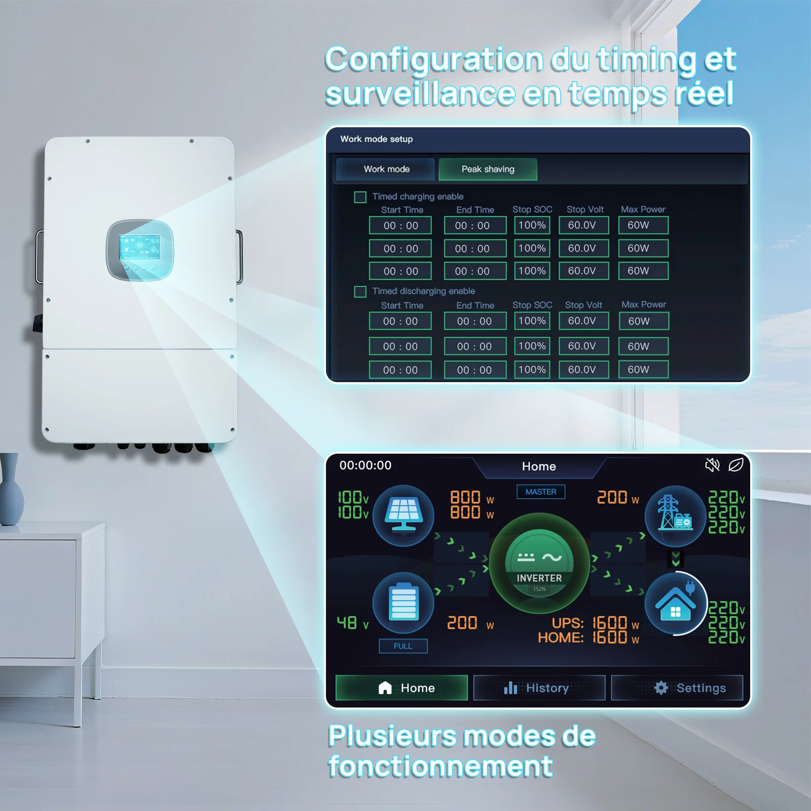 Eco-Worthy Kit Solaire Hors Réseau Complet 48V 10kW (24 x 430W) - Image 9