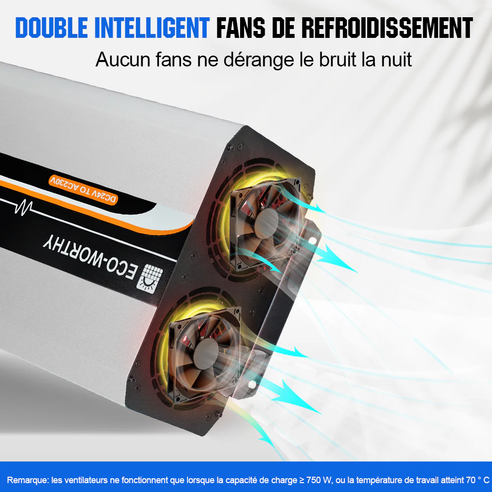 Onduleur pour site isolé du réseau pur sinus 3000VA 24V à 230V - Image 6