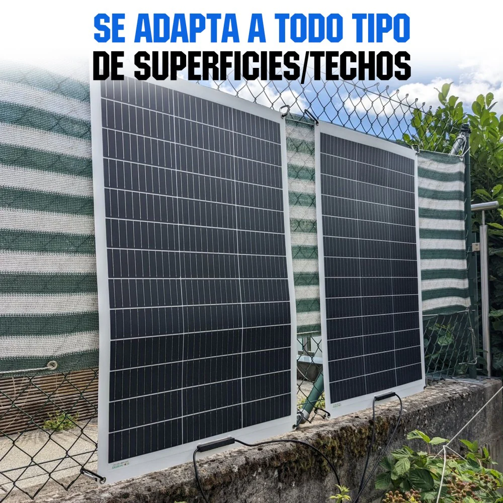 Eco-Worthy Panneau solaire mono flexible 100W 12V - Image 11