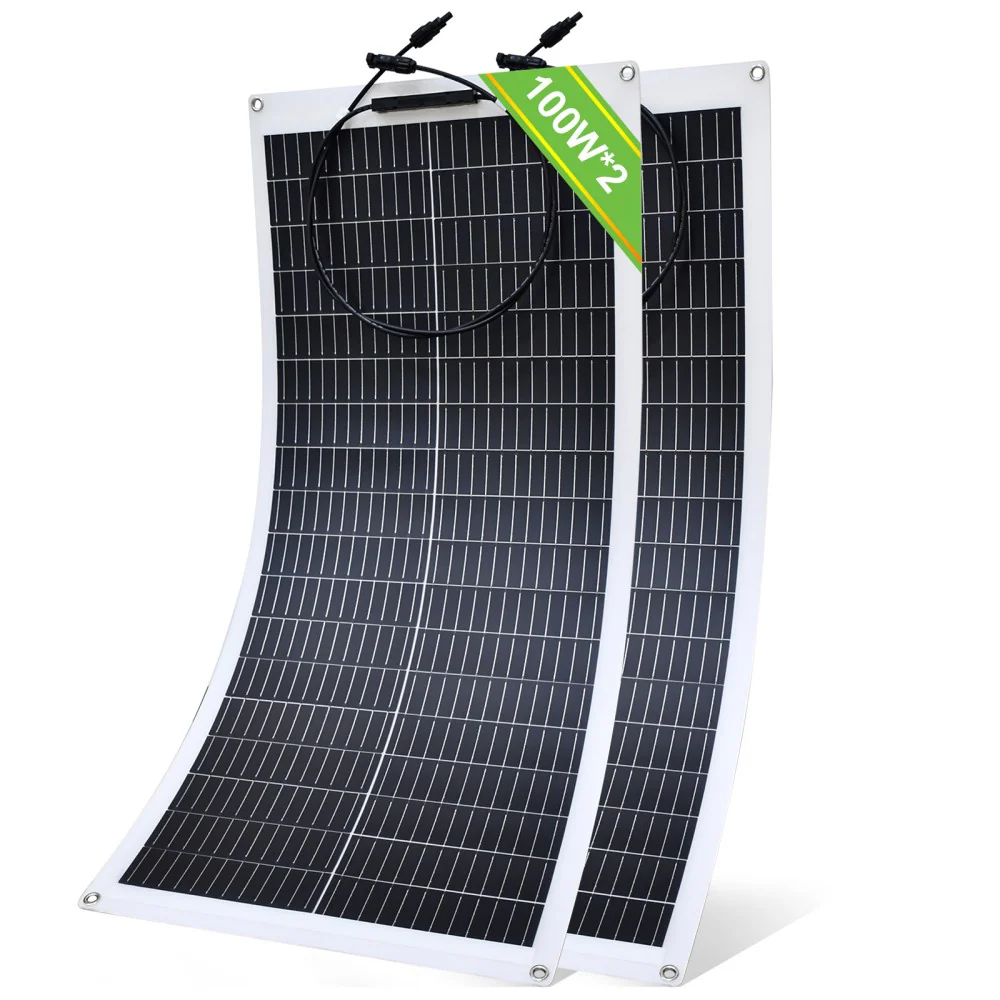 Eco-Worthy Panneau solaire mono flexible 100W 12V - Image 12