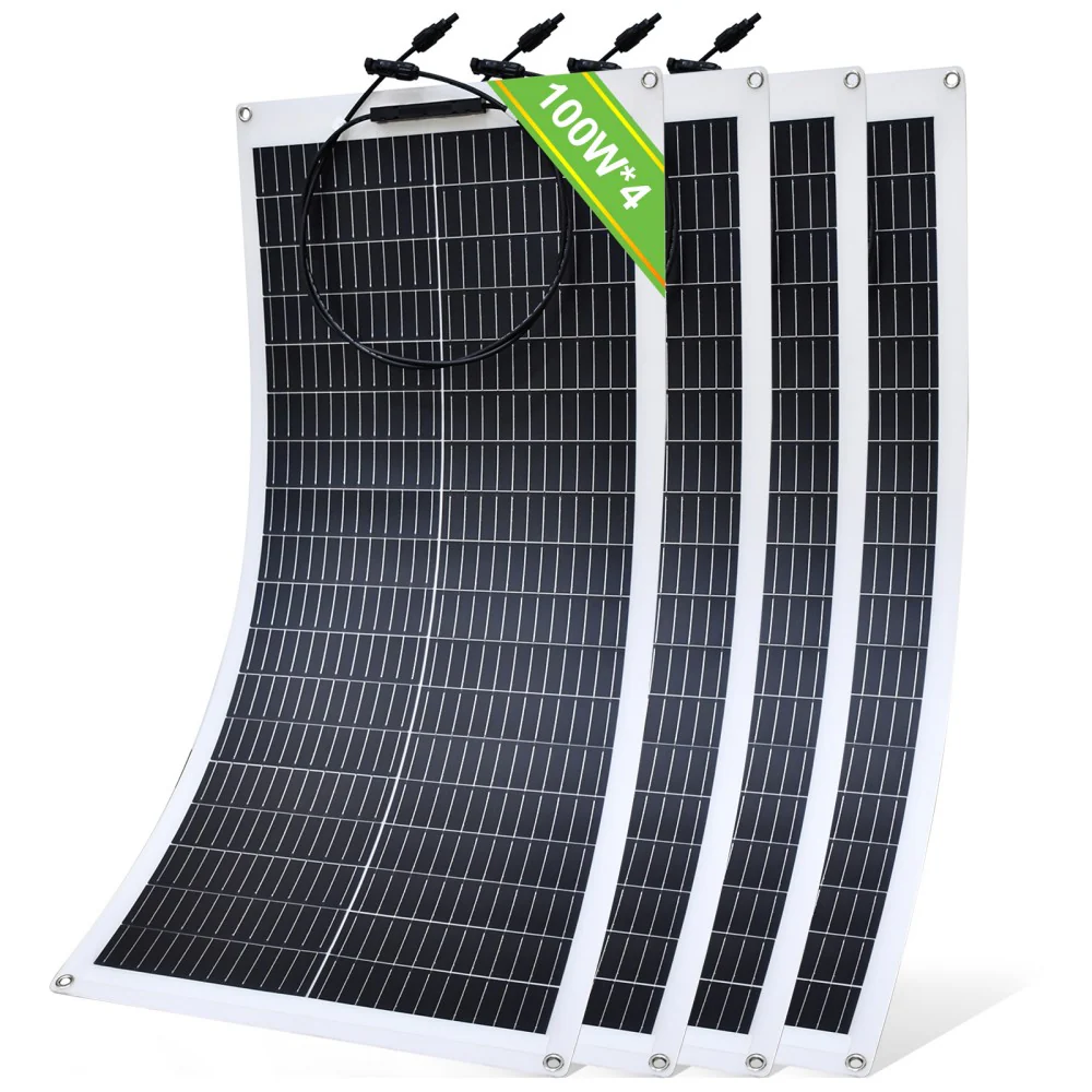 Eco-Worthy Panneau solaire mono flexible 100W 12V - Image 14