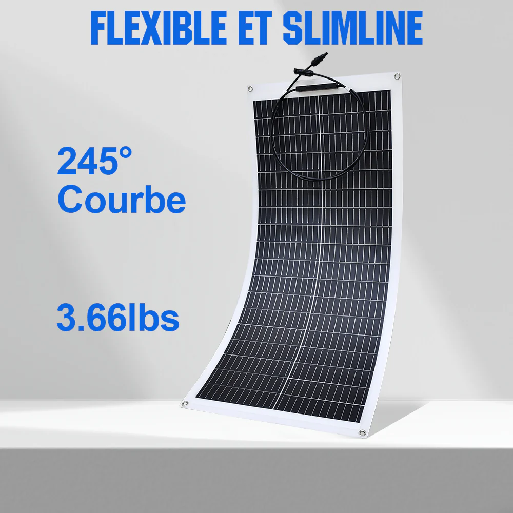 Eco-Worthy Panneau solaire mono flexible 100W 12V - Image 3