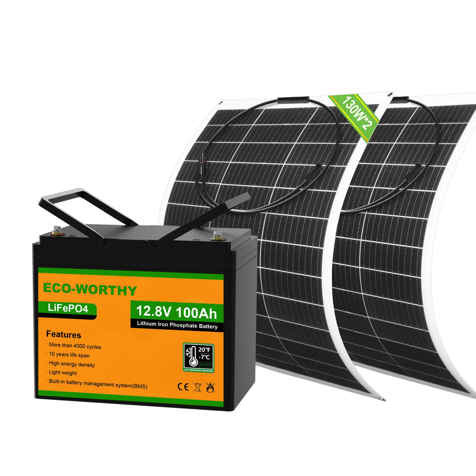 Panneau solaire mono flexible 130W 12V - Image 13