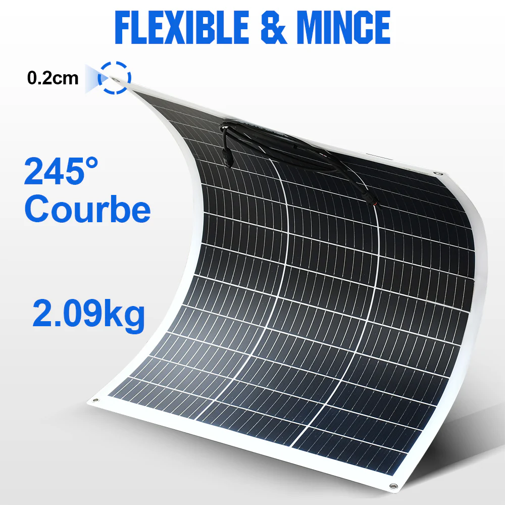 Panneau solaire mono flexible 130W 12V - Image 3
