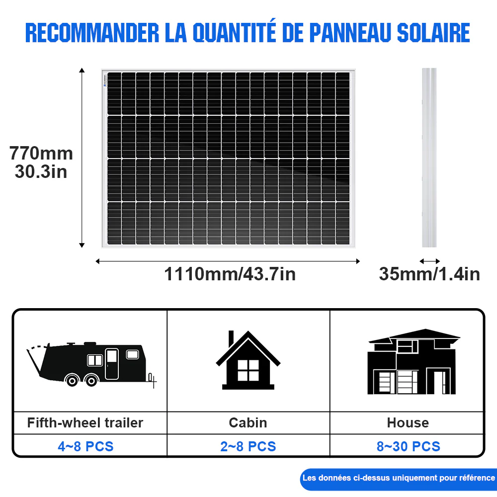 Panneau solaire monocristallin 170W 12V - Image 7