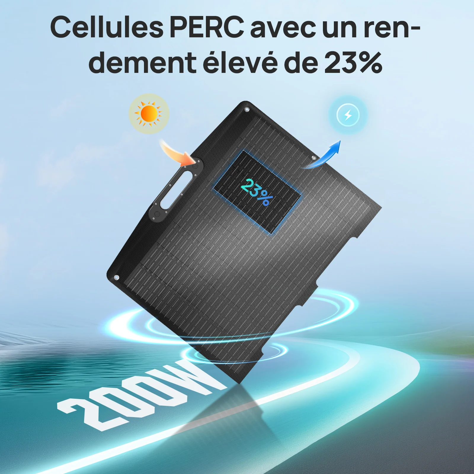 Eco-Worthy Panneau solaire portable 200W Pour Camping-car - Image 4