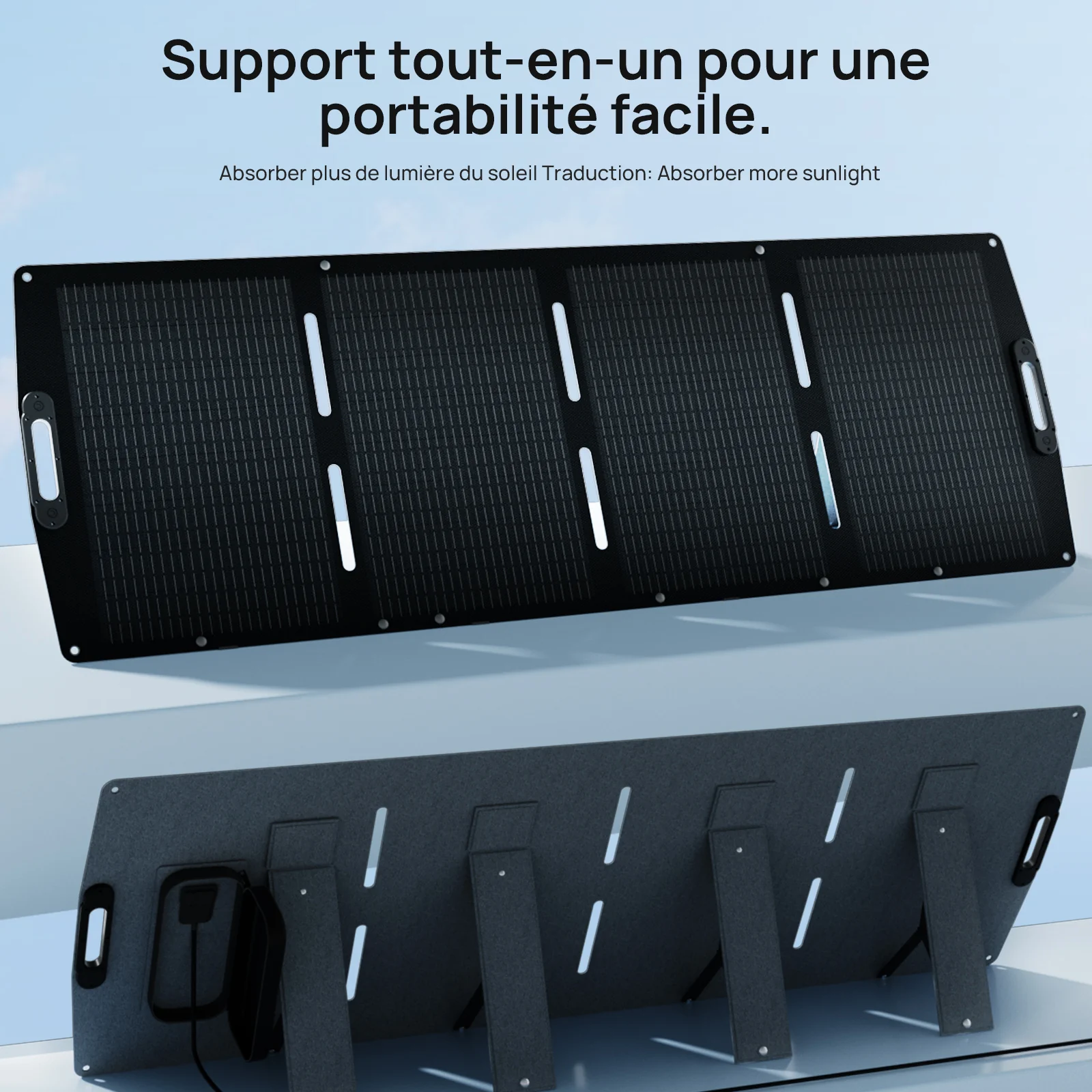 Eco-Worthy Panneau solaire portable 200W Pour Camping-car - Image 7